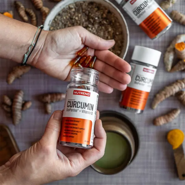 Nutrend Curcumin + Bioperine + Vitamin D 3