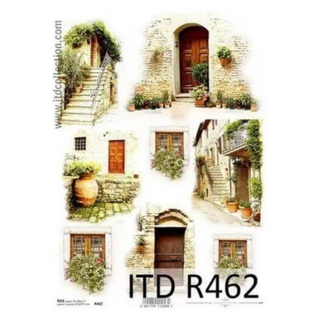 Ριζόχαρτο ITD, 21x29cm, Γραφικά σοκάκια, R462
