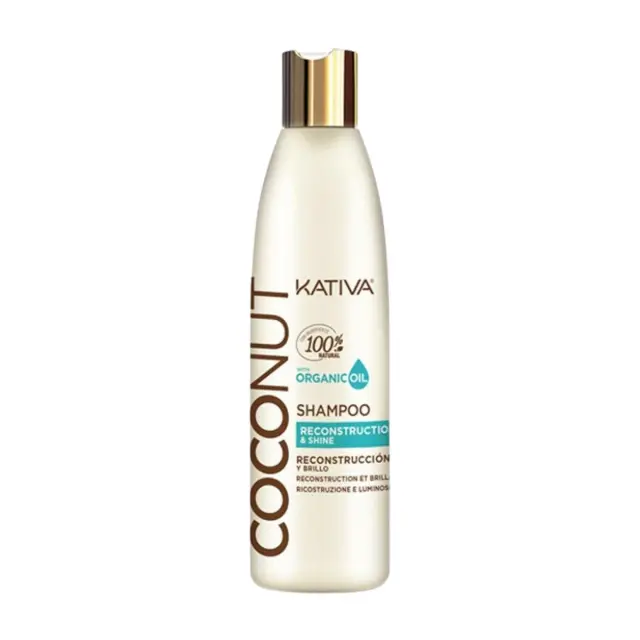 Kativa Coconut Reconstruction & Shine Shampoo 250ml - (σαμπουάν αναδόμησης με οργανικό έλαιο καρύδας)