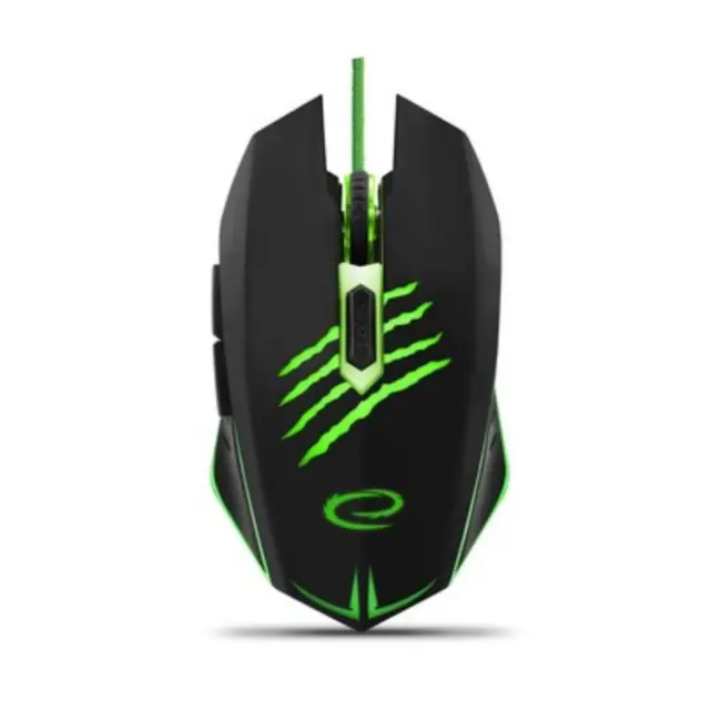 Esperanza Wired Mouse For Gamers 6d Opt.usb Claw Green (EGM209G) (ESPEGM209G)