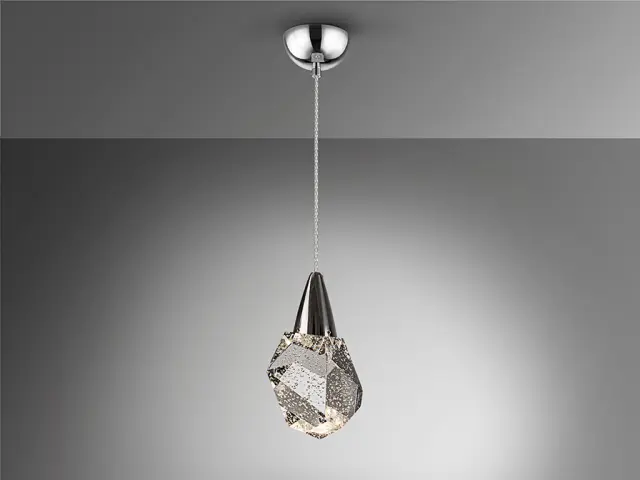 AQUARIA LAMP 1L CHROME φωτιστικό κρεμαστό Χρώμιο