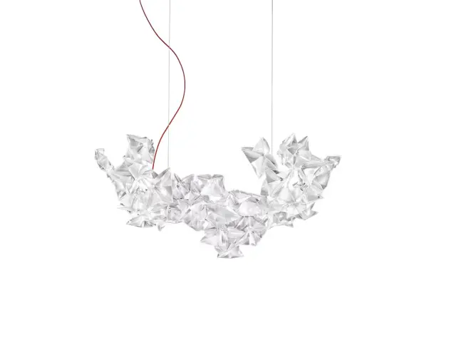 Hanami Suspension S Prisma κρεμαστό φωτιστικό οροφής LED Διάφανο