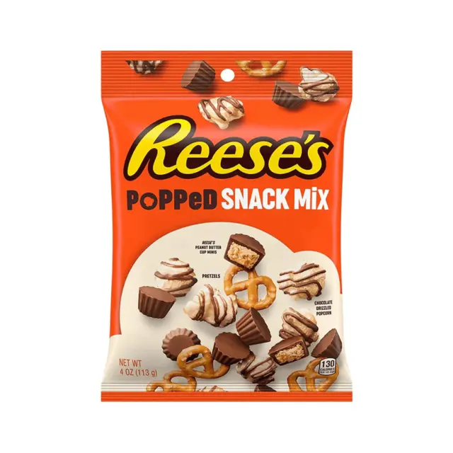 Reese's Popped Snack Mix 113gr (ΠΡΟΣΟΧΗ! Λιώνει!)