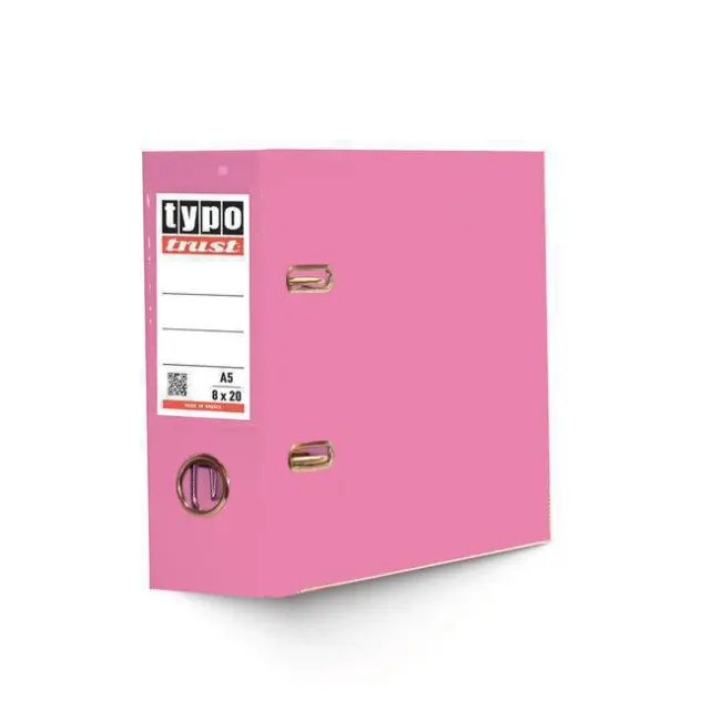 Typotrust Κλασέρ Πλαστικό 8/20 Ροζ (KP820-09)