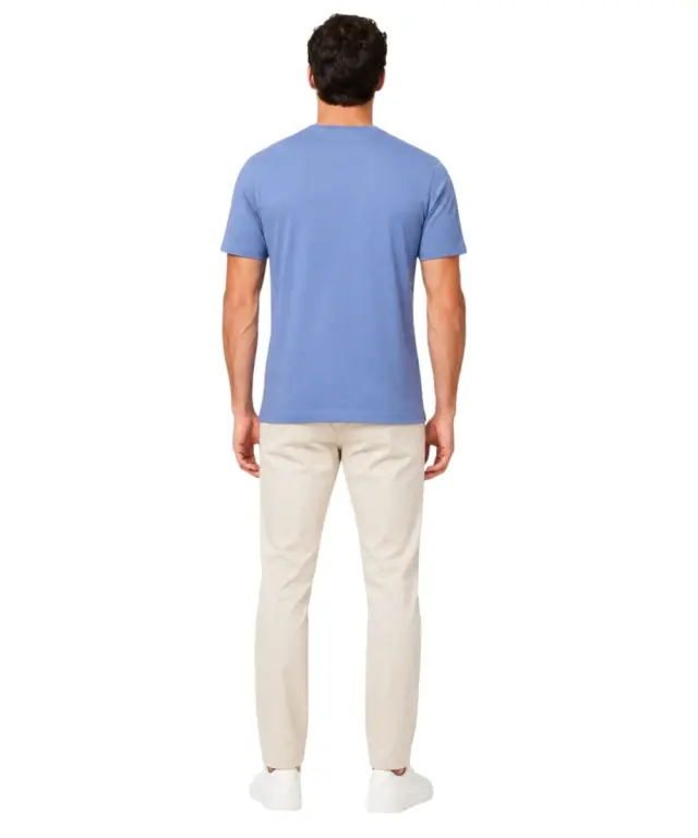 Marina Militaire - Ανδρικό Κοντομάνικο Μπλουζάκι T-Shirt MYT189C-0049 Μπλε Ραφ 3