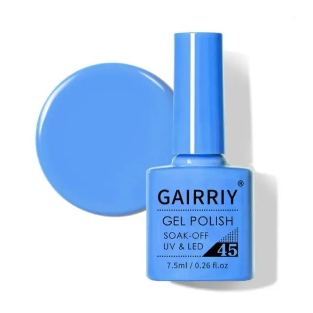 Ημιμόνιμο επαγγελματικό βερνίκι GAIRRIY 7.5ML - 0.26FL.OZ 45