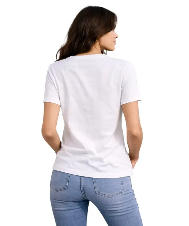 Freddy - Γυναικεία Μπλούζα T-Shirt Comfort Fit Time Shine S26WCRT3-W Λευκό 2