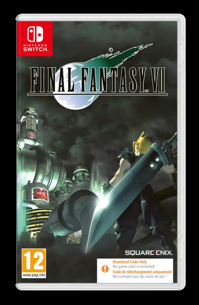 Final Fantasy VII Code in Box- Nintendo Switch