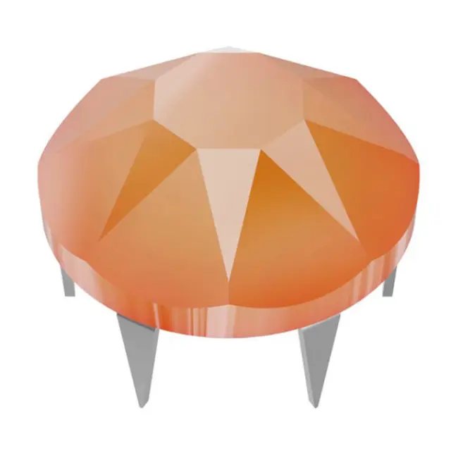Swarovski Τρουκς 53303 Rose Pin 2078 Xirius Rose SS20 (4.8mm) Crystal Electric Orange - Stainless Steel Casing - 20τεμ