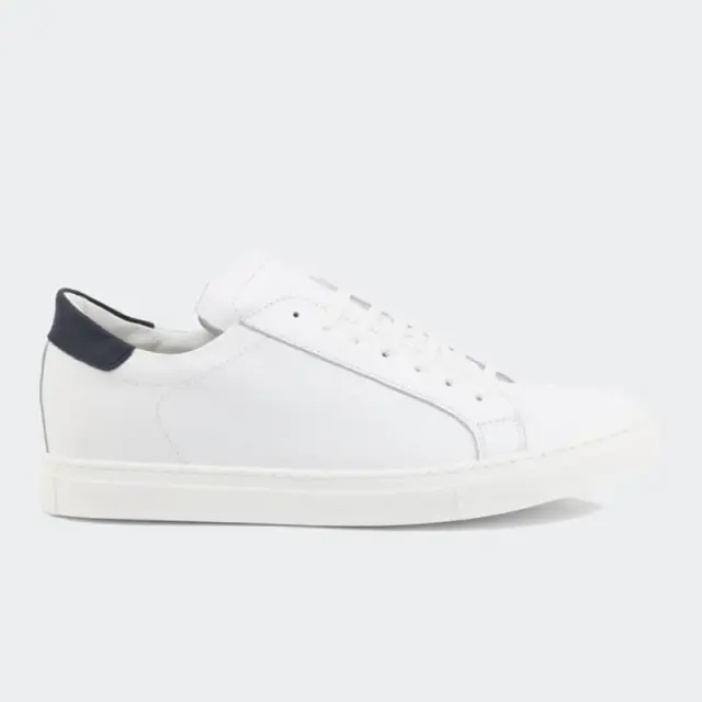 Δερμάτινο Sneaker Made In Italy Brando-Pelle Άσπρο - 41