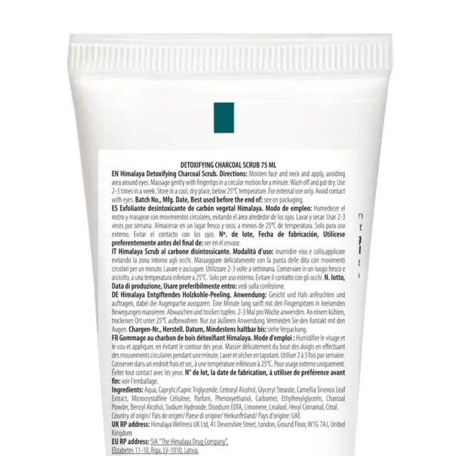 Himalaya Charcoal & Green Tea Scrub 2