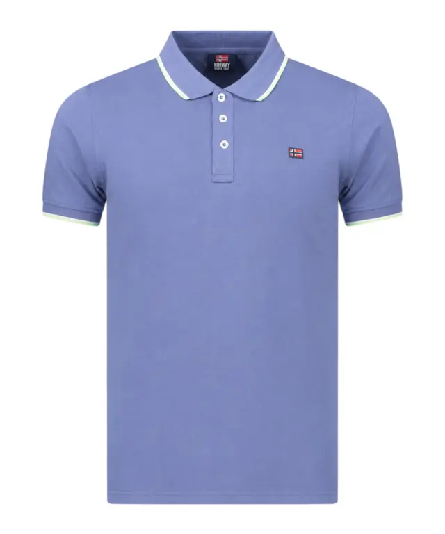 Norway Nautical School - Ανδρικό Polo Κοντομάνικο 838862-DENIM Μπλε