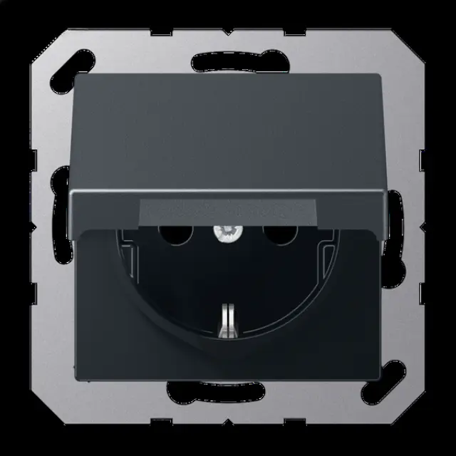 SCHUKO® socket with hinged lid A1520BFKLANM