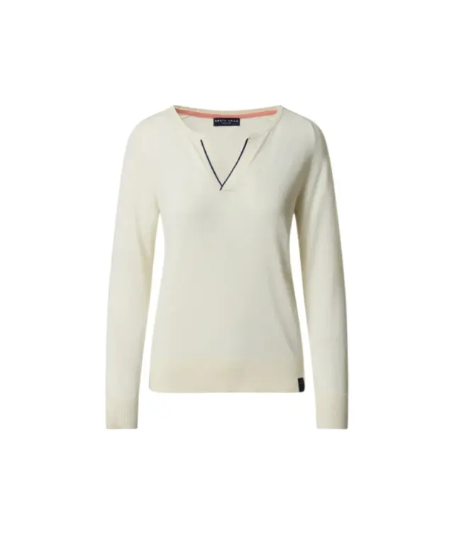 North Sails- Γυναικεία Μπλούζα Πουλόβερ Viscose Cotton 095536-000-0105 Λευκό