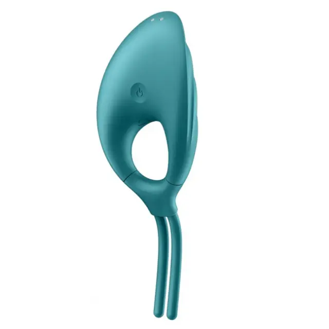 Satisfyer Swordsman Green – Δονούμενο Δαχτυλίδι για Ζευγάρια (USB, Αδιάβροχο) 2