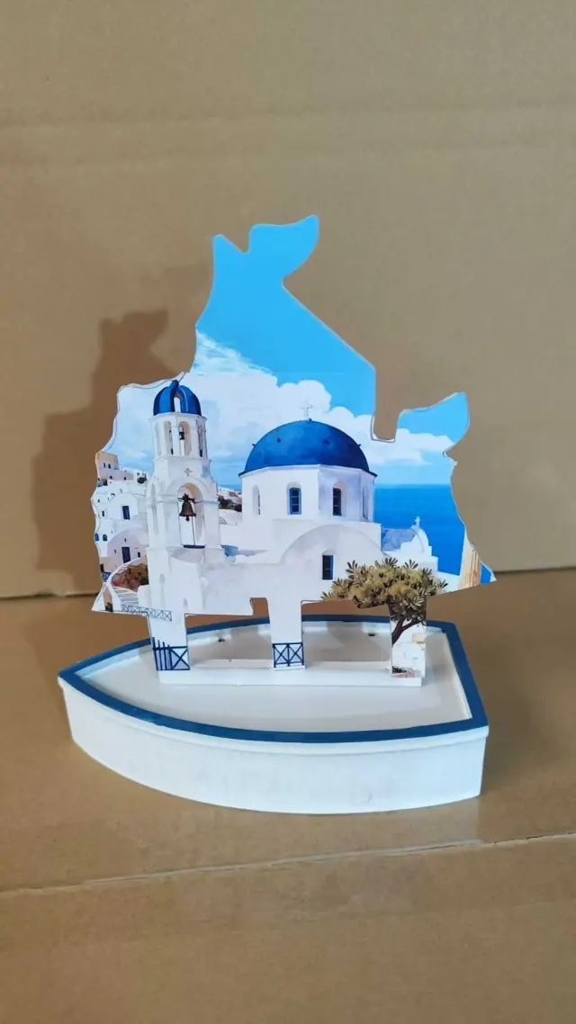 Διακοσμητικό Souvenir - Greece - Σετ 2 τεμάχια - LY2633 - 125546 2