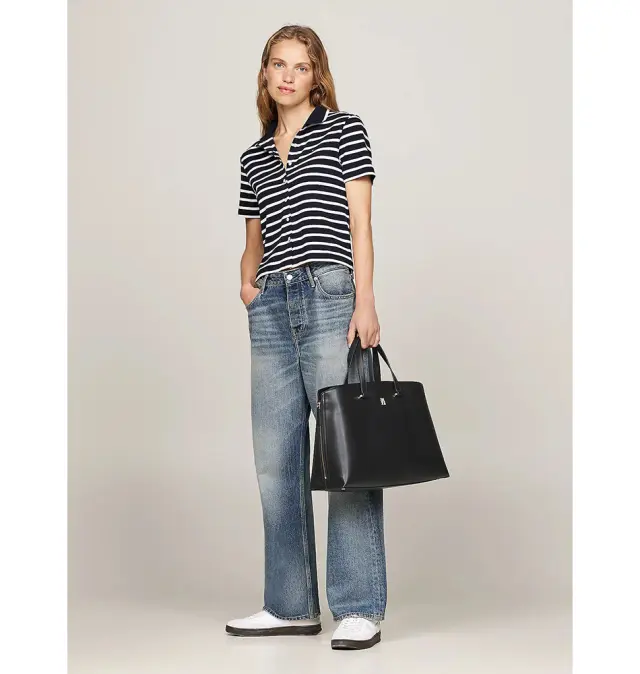 Τσάντα TOMMY HILFIGER TH City Small Tote 17067 Μαύρο 2
