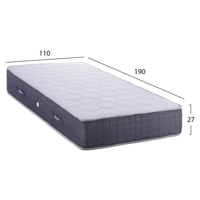 ΣΤΡΩΜΑ DREAMTOPIA CLOUD9 FB9656.110 BONNELL SPRING 110x190x27Y εκ. 2