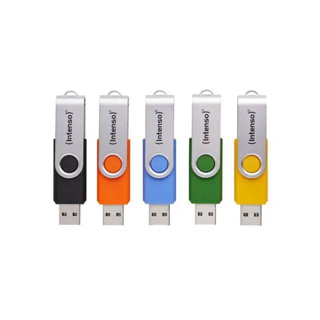 INTENSO Office Line 32GB USB Stick 3.2 5-Pack Multicolor (3543585) (INTE3543585)
