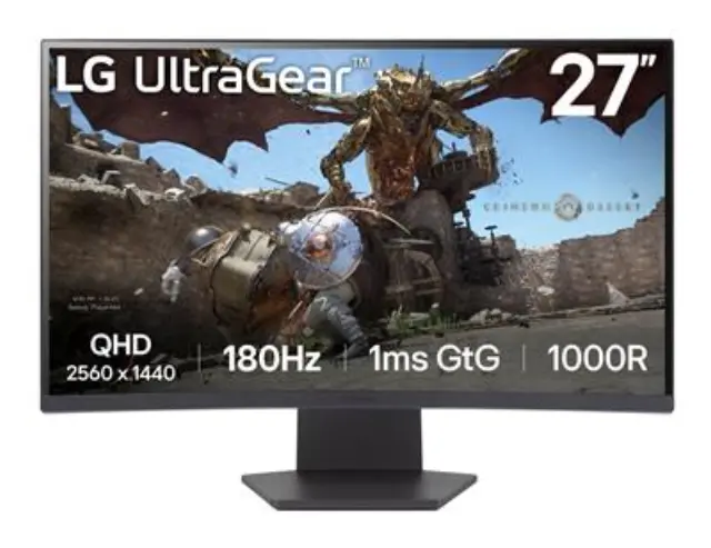 LG 27GS60QC-B UltraGear Curved Gaming Monitor 27'' (LG27GS60QC-B)