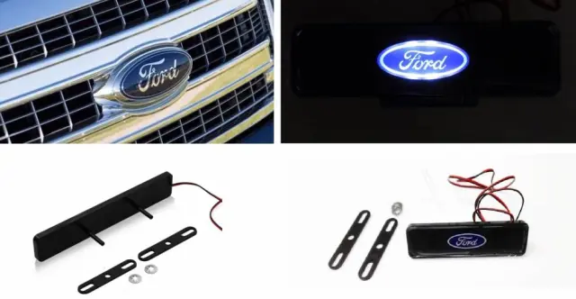 Φωτιζόμενο λογότυπο led για την μάσκα - Ford