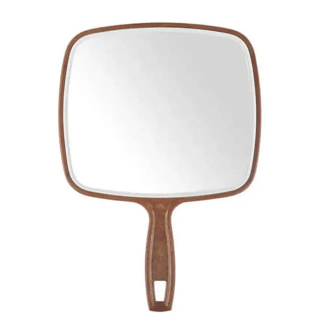 Eurostil Καθρεφτης Κομμωτικής Με Λαβη 22,5x32cm TV Mirror Ξύλο