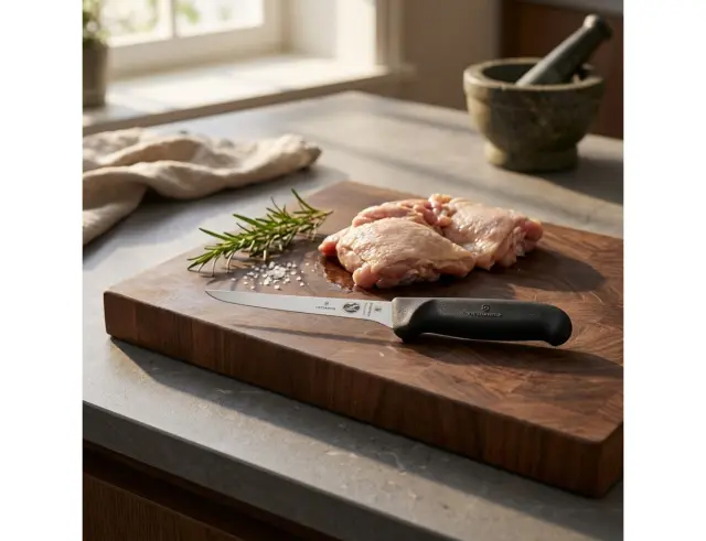 Μαχαίρι Ξεκοκαλίσματος Victorinox Fibrox με μήκος λεπίδας 12cm - Black5.6303.12