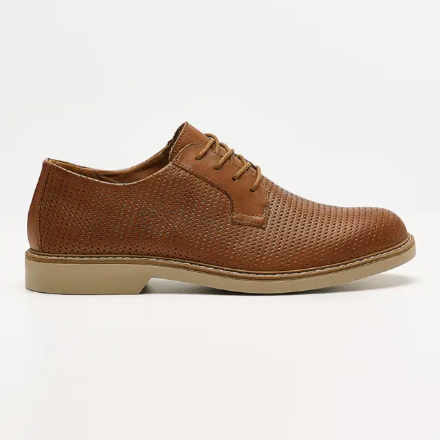 Imac Δετά-Oxfords Ανδρικό δέρμα Καφέ IMA/550290 COGNAC - 43