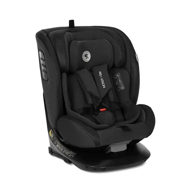 Lorelli Κάθισμα Αυτοκινήτου "MONZA" i-Size 40-150 CM ISOFIX, 360, ANTI REBOUND BAR Black Μαύρο