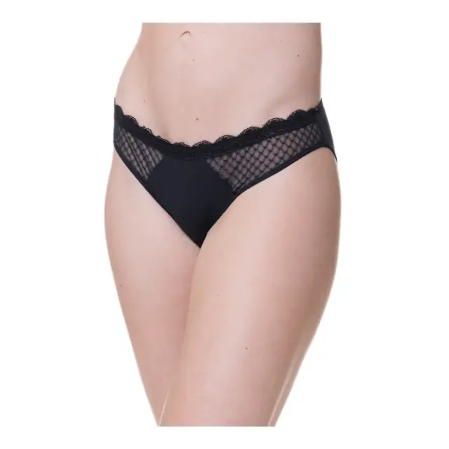 DORINA Γυναικείο Slip Aidan Brief - Διπλό Πακέτο, Χρώμα Μαύρο-Μπεζ - M 2