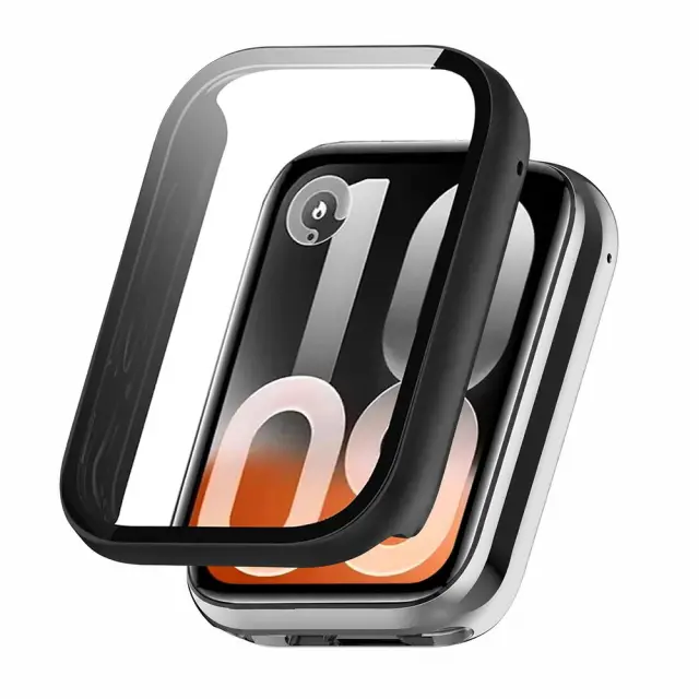 Techsuit - Defense360 Pro + Screen Protector - Xiaomi Smart Band 10 Pro - Matte Black