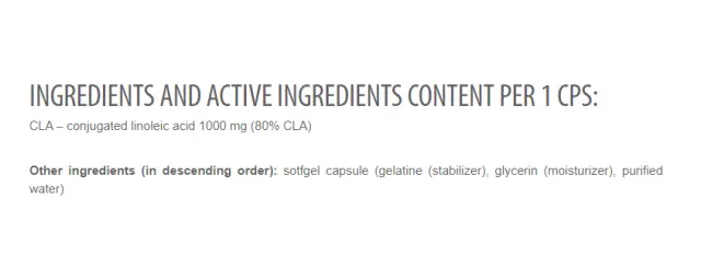 Extrifit CLA 1000 mg Caps 3