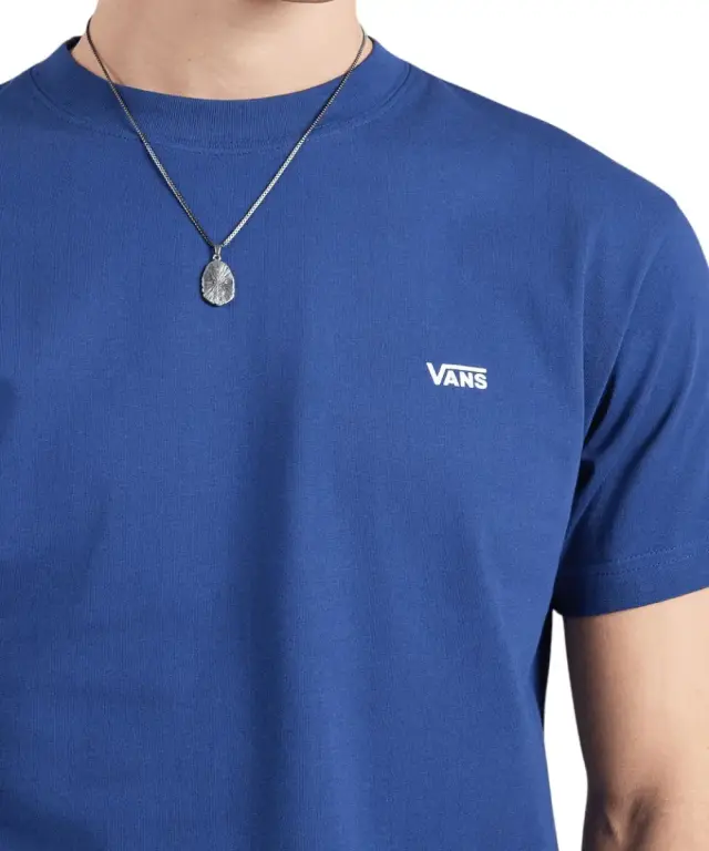 Vans - Ανδρικό T-shirt Κοντομάνικο Left Chest SS VN000R9X-FOB Μπλε - L 3