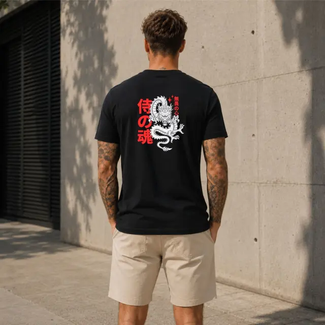 T-shirt Noshame® Μαύρο με τύπωμα - 3026068 - XXL
