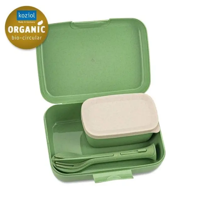 Koziol Κουτί Γεύματος με Σετ Μαχαιροπήρουνων Candy Green 2