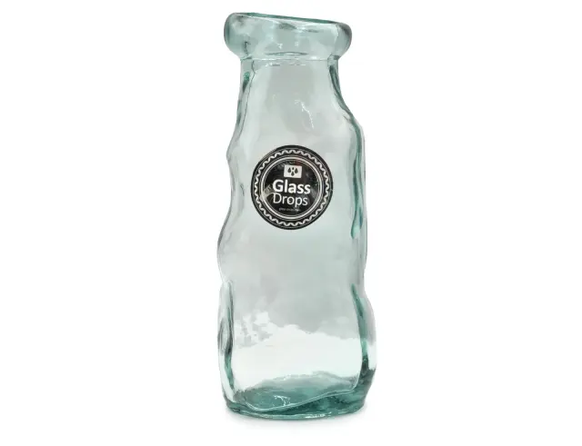 Διακοσμητικό Βάζο Glass Drops Sac (4658) Από ανακυκλωμένο γυαλί, Χωρητικότητας 1L, Διαστάσεων Ø 10 x Υ 25cm 4658 3