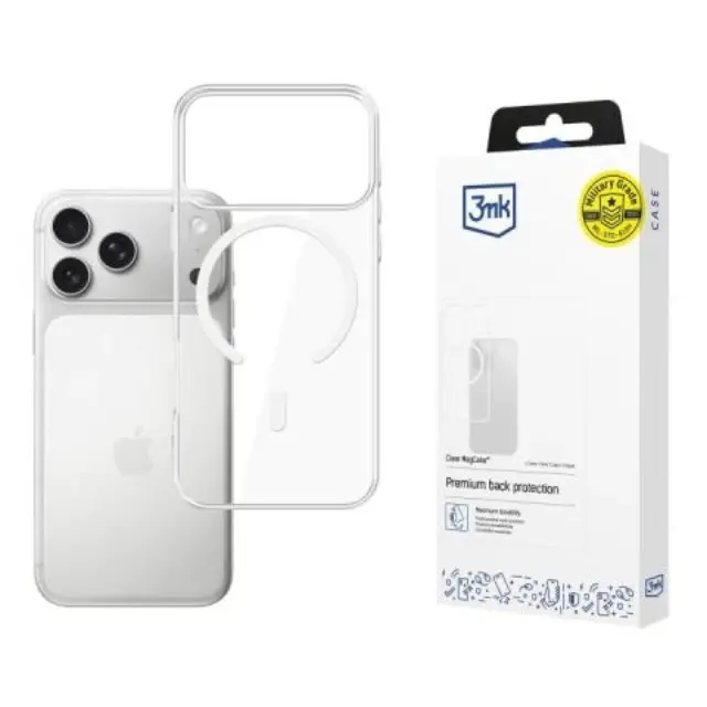 3mk® Magsafe Clear Back για iPhone 17 Pro Max/18 Pro Max-Διάφανο 2