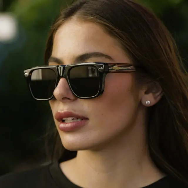 Ghetto Square Luxury Sunglasses Leopard Patten Frame Unisex 2