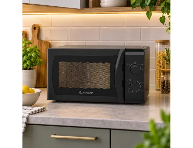 Φούρνος Μικροκυμάτων Candy Idea CMW20SMB με χωρητικότητα 20L και ισχύ μικροκυμάτων 700W38000999