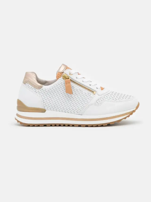Gabor Sneakers Γυναικείο δέρμα Άσπρο GAB/86529 51-WEIS/CHAM/NA - 42 3