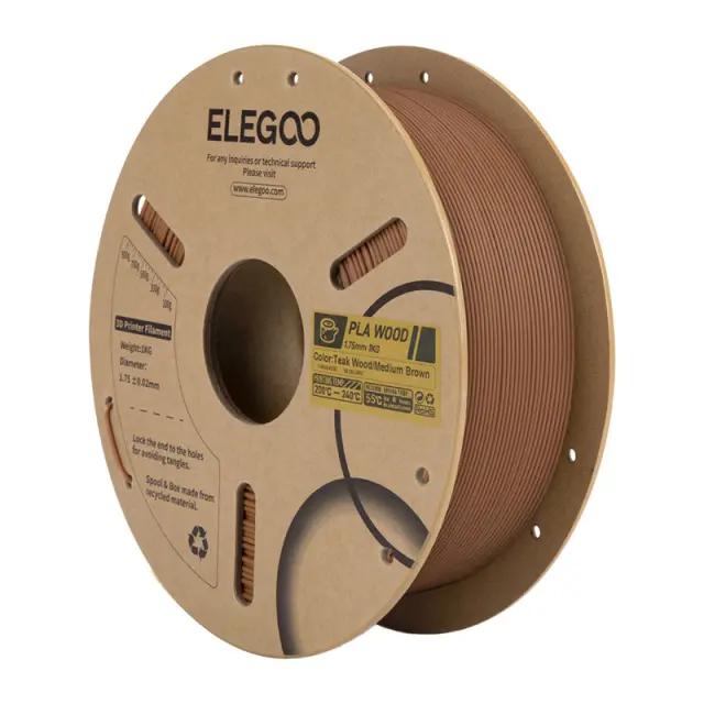 Elegoo Wood PLA Teak Wood 1kg