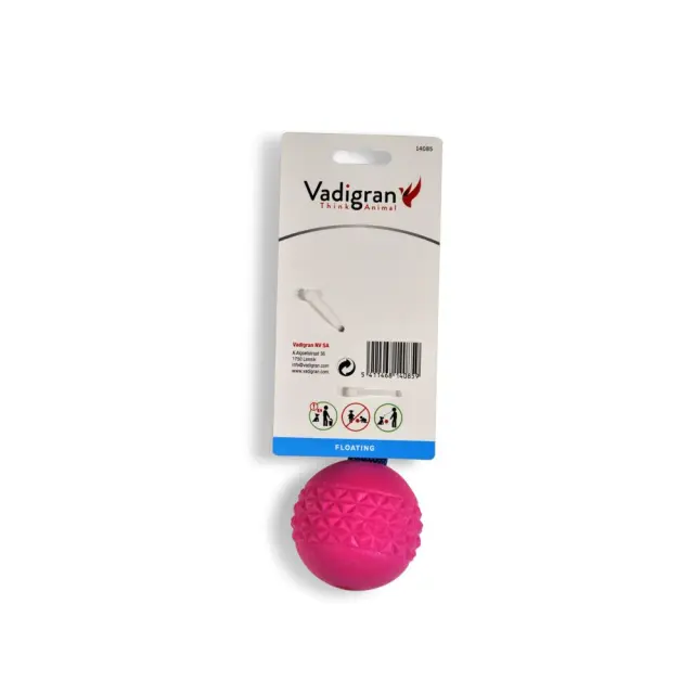 Vadigran Red Frutti Παιχνίδι Καουτσούκ TPR Μπάλα με Σχοινί 6.3cm 70gr 2