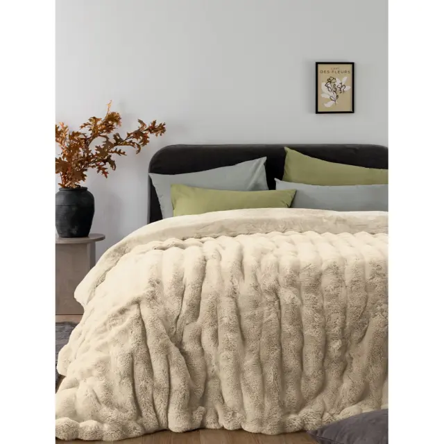 Κουβερτοπαπλωμα Palamaiki Comfo Ecru - Υπέρδιπλο 220 x 240