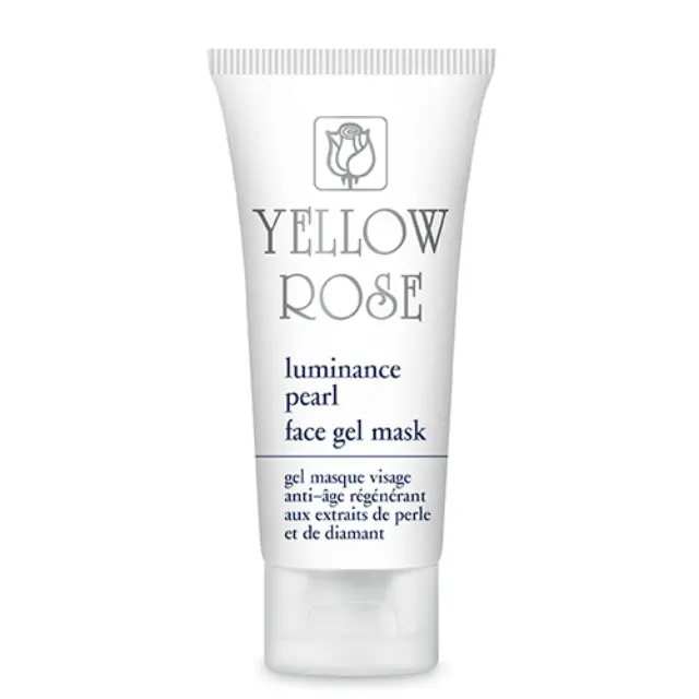Yellow Rose Luminance Pearl Face Gel Mask Ενυδατική και Καταπραϋντική gel Μάσκα Ομορφιάς Προσώπου για Λάμψη Με Νιασιναμίδη 50ml