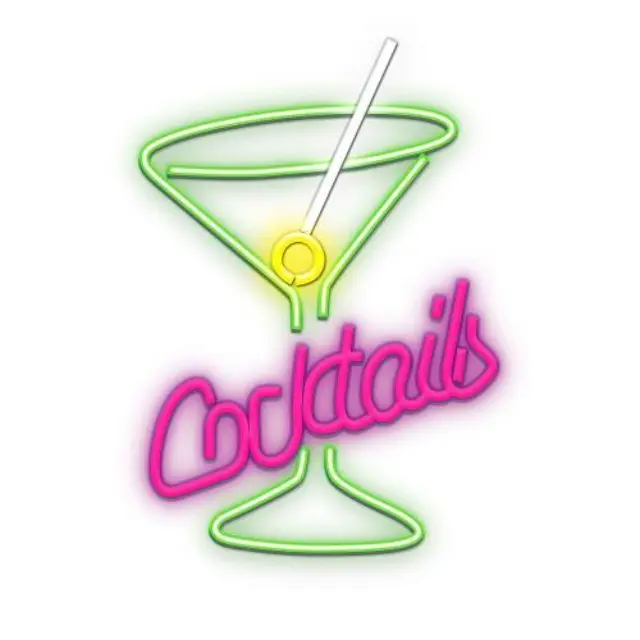 Neon Plexi Forever Light FPNE02X COCKTAILS (USB, On/Off & Dimmer) Πολύχρωμο N64448