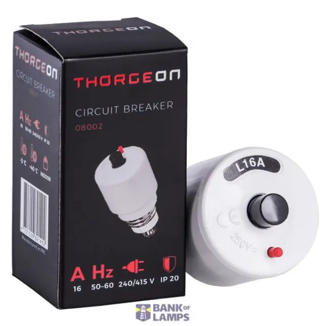 Circuit Breaker 16A E27 1P IP20