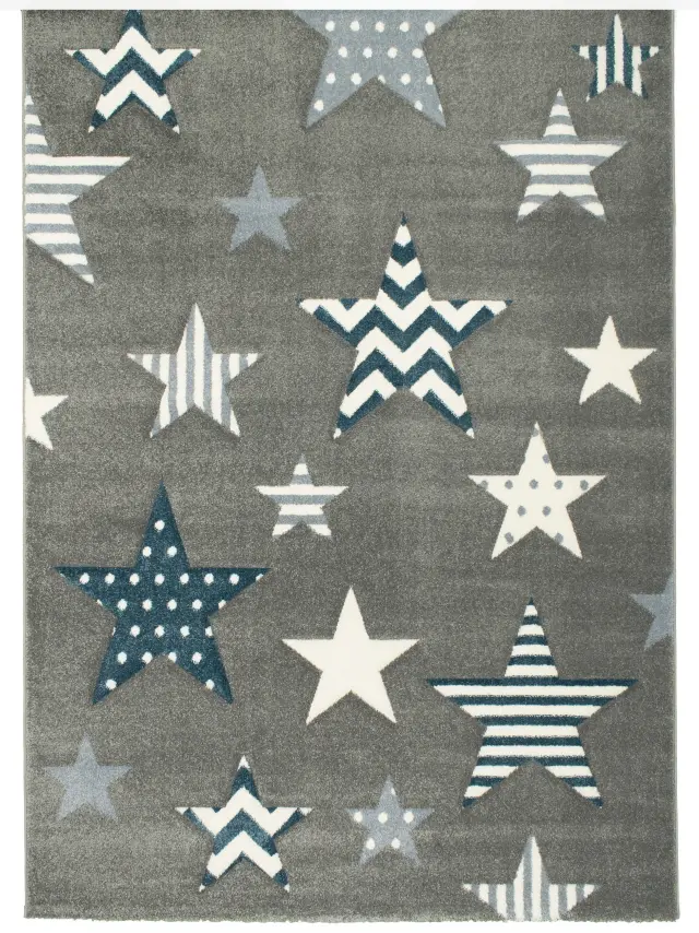 ΧΑΛΙ KIDS 1360A L.GREY/ TURQUOISE 165X230 TZIKAS CARPETS