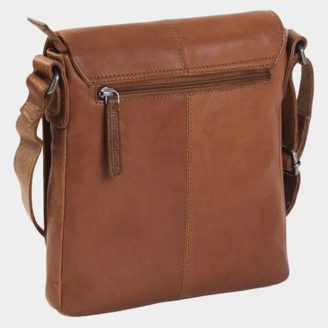 Δερμάτινη Τσάντα Χιαστί Chesterfield C48.062131 Ταμπά - ONESIZE 2