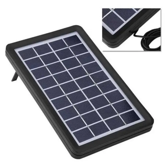 GDSuper Ηλιακός Φορτιστής Μπαταριών 15W με σύνδεση USB GD-100s
