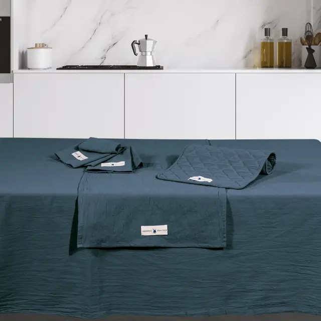 Τραπεζομάντηλο 140Χ240 Essential Greenwich Polo Club 2643 Γκρι Σκούρο 2